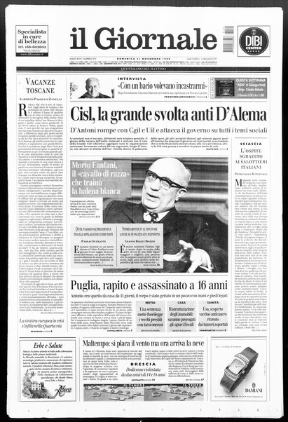 Il giornale : quotidiano del mattino